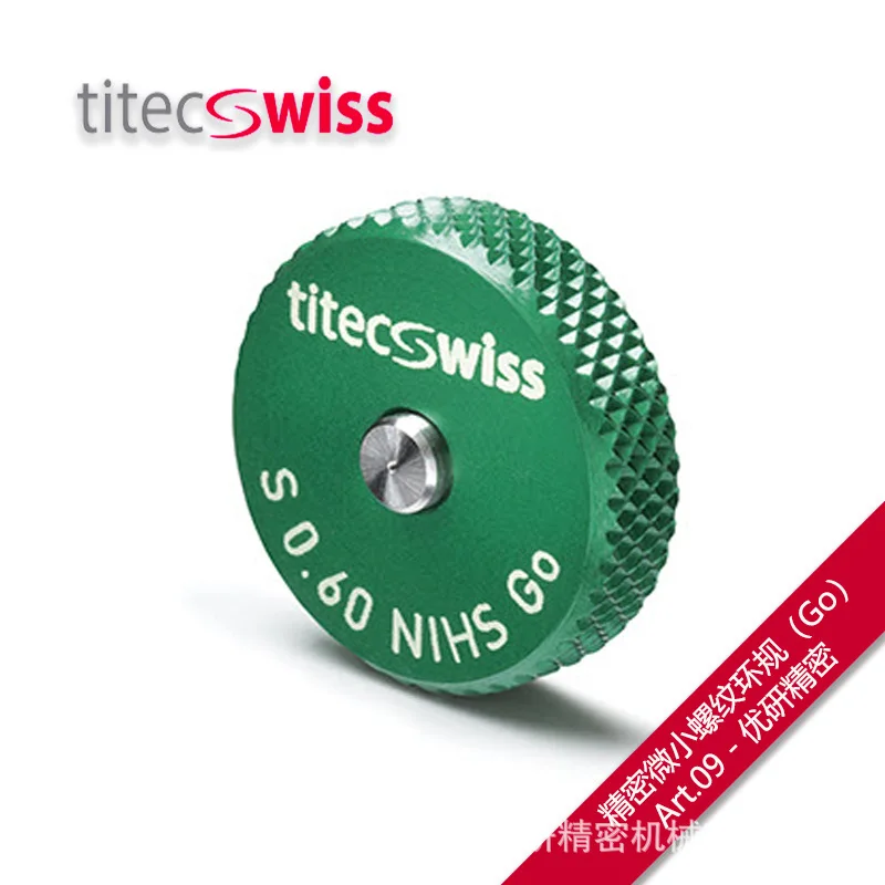 

Titecswiss Thread Inspection M0.3-M1.6 Thread Ring Gauge Art.09