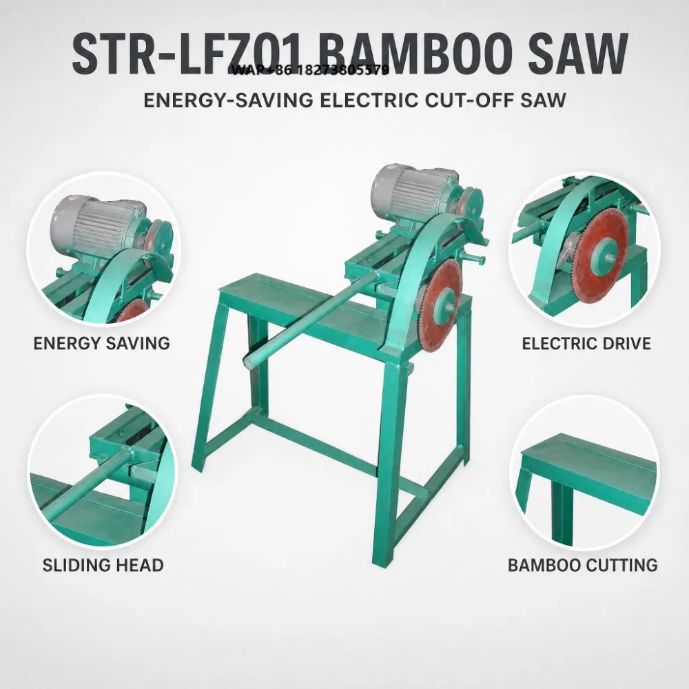 STR LFZ01 Bamboo Saw-Wire Machine High-Speed Fully Automatic Woodworking Equipment
