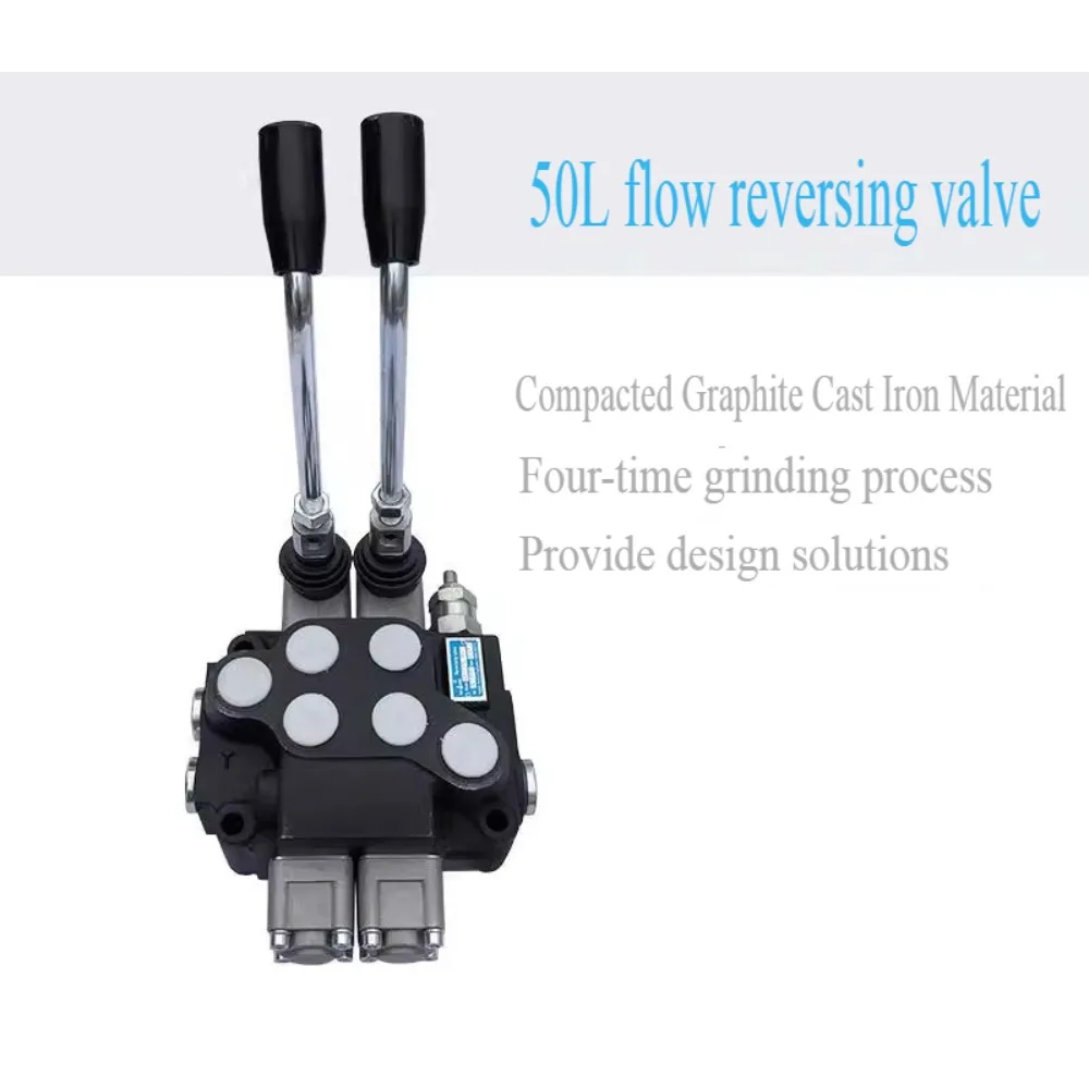 Drilling rig pump truck agricultural car transporter truck crane tractor hydraulic multi-way reversing valve group distributor