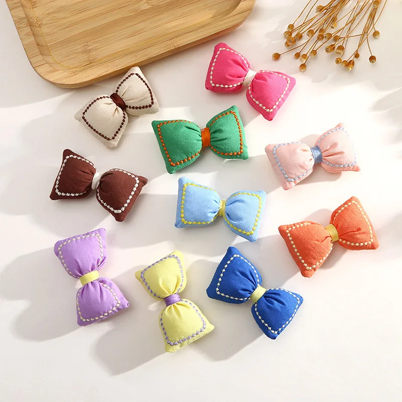 

500pcs Wholesale Cotton-filled 3d Bow Accessories Hairpin Hair Accessories Clothing Formal Wear Bag Shoe Sock Accessories