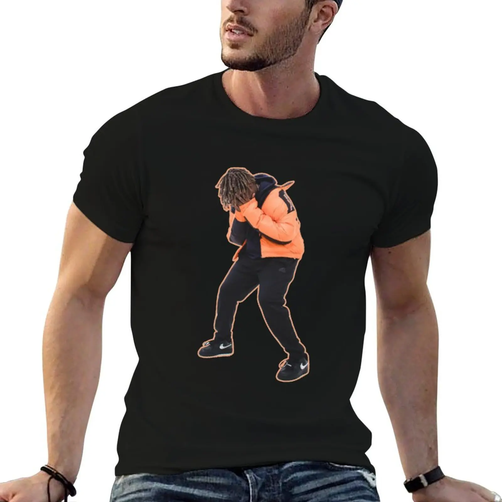 Don Toliver Orange Jacket T-Shirt anime stuff gifts for boyfriend black t-shirts for men