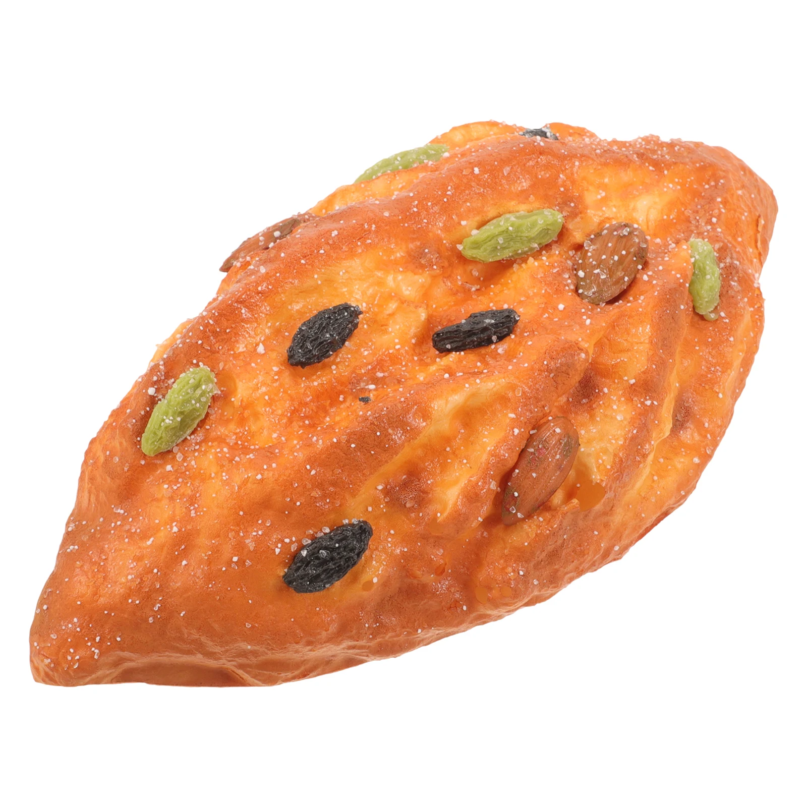 ขนมปังจําลอง PU วัสดุไม่มีกลิ่นภาพเบเกอรี่จอแสดงผลตกแต่งขนมประดิษฐ์สมจริงตาราง