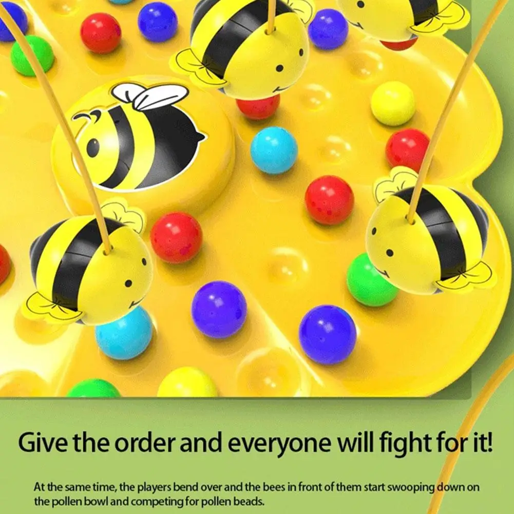 Little Bumblebee Board Game Puzzle Fishing Toy Interactive Educational Toys For Kids Christmas Gift Family Multi-functional