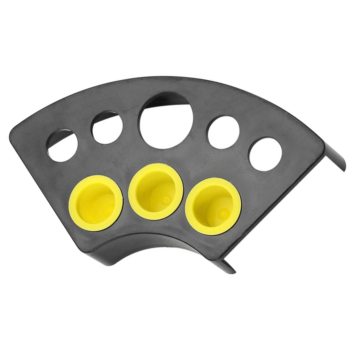 

1Pcs Black 8 Holes Plastic Oval Ink Cup Holder Pigment Cup Rack for Tattoo Eyebrow Lip Salon Accessories