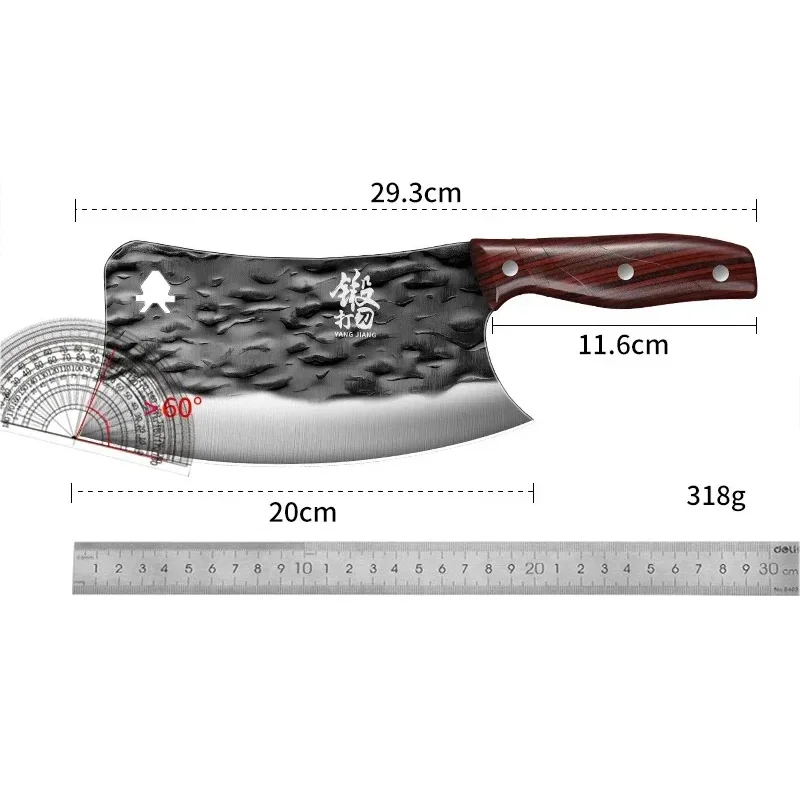 Household Chinese chef knife kitchen knife sharp super fast bone chopping knife slicing knife chopping and cutting dual purpose