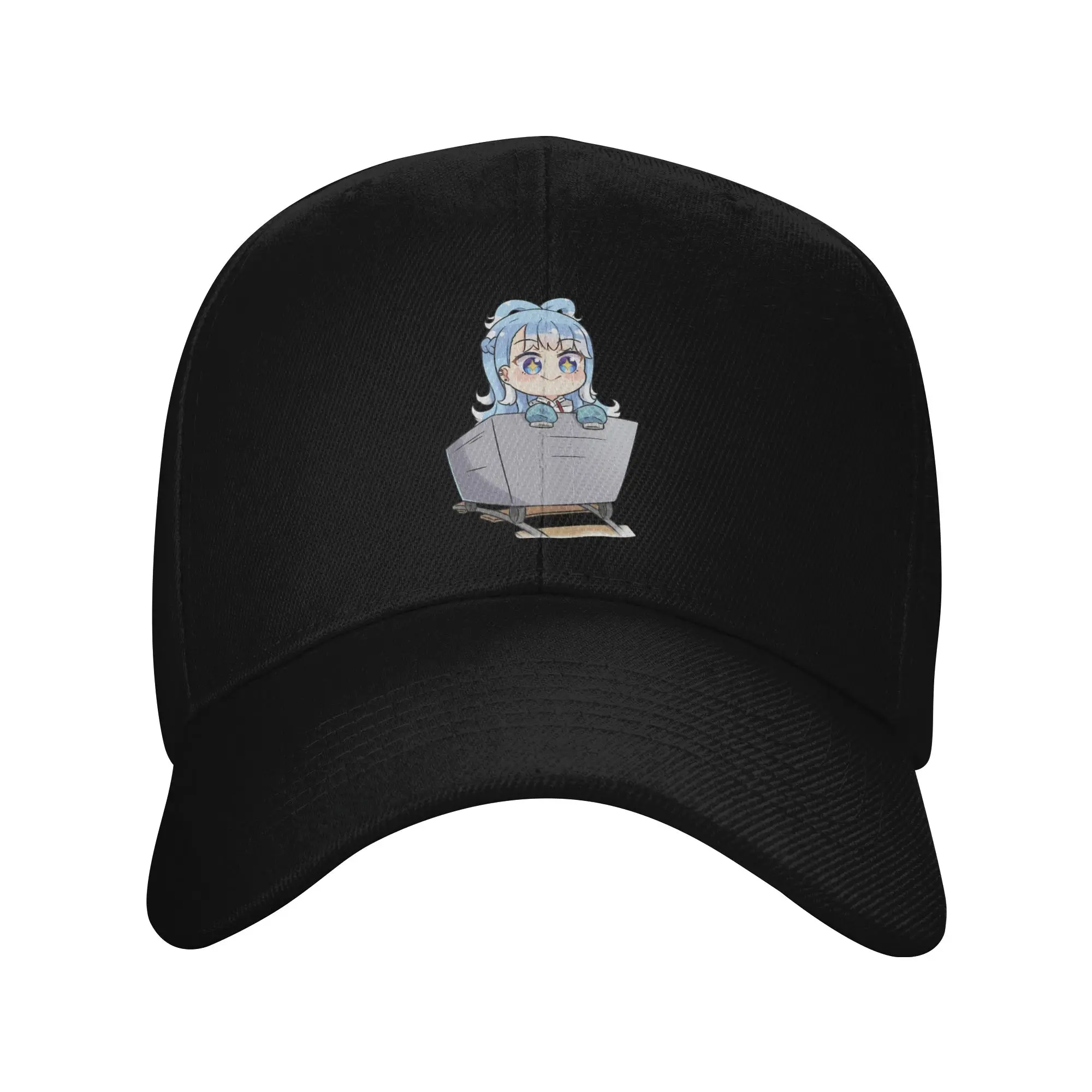 Kobo Kanaeru Hololive Indonesia Minecart Chibi Trendy Baseball Cap Hip Hop Style All Season Headwear