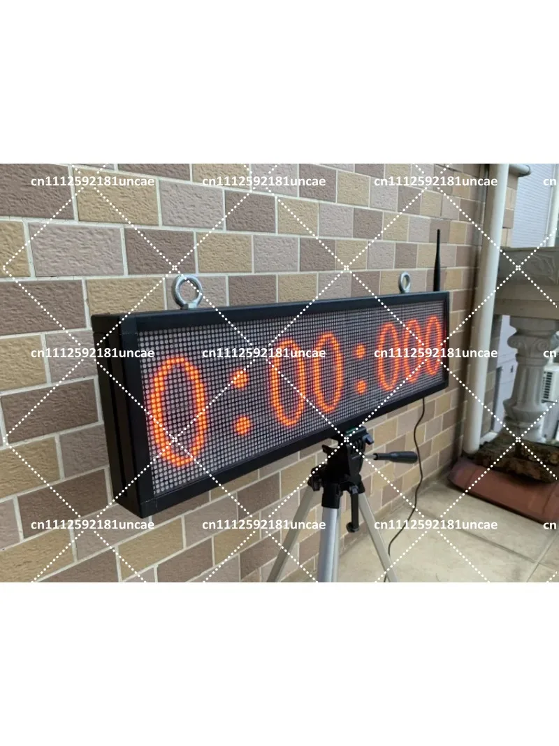 Racing Wireless Laser Timer for Sprint Training, Physical Fitness Test, Sports Timing with Remote Large Screen Sync Display