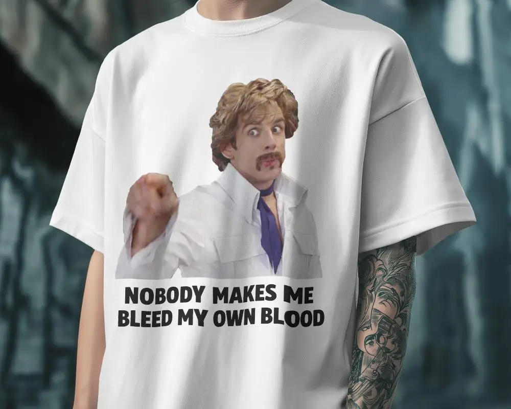 Dodgeball Movie Shirt - Nobody Makes Me Bleed My Own Blood, Autumn New Base Shirt Unisex T-shirt