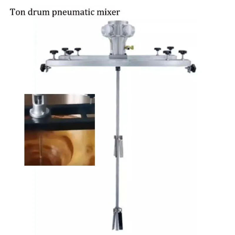 

Commercial Pneumatic 1 Ton Air Agitator IBC Tank Mixer Machine 1000L Commercial Barrel Drum Stirrer With Support Hanger