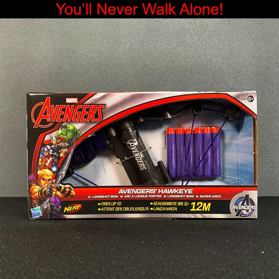 

Hasbro Heat Nerf Marvel Marvels Avengers Hawkeye Hawkeye Bow Children's Toy Hand Set Up A Boy's Birthday Gift Action Figures