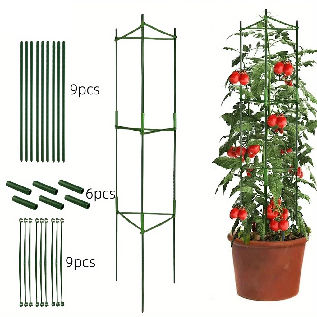 

3pcs Tomato Cage For Healthy Plant Growth Saves Garden Space Effective Plant Protection Tomato Cages For Climbing Plants Outdoor