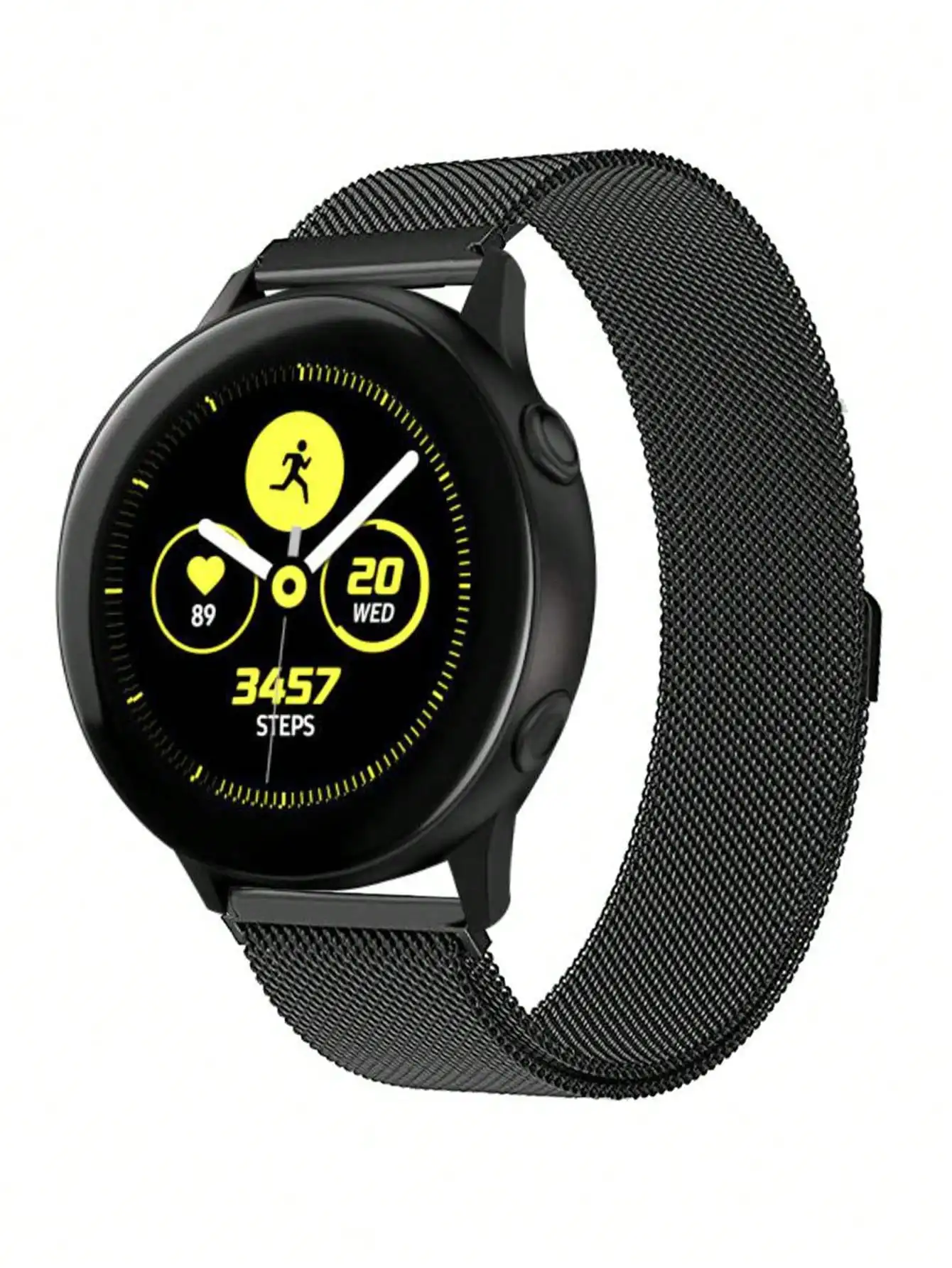 1 Packung Milanese-Sportarmband aus Metallgeflecht für Herren und Damen, kompatibel mit Samsung-Armbändern 20 mm, 22 mm, kompatibel mit der Samsung-Serie