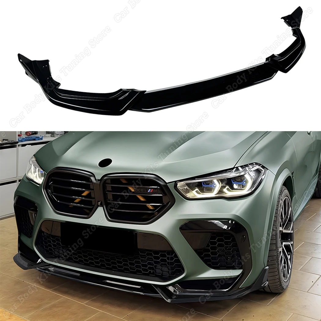 

Разветвитель переднего бампера для Bmw X6M F96 X6M Competition 2020-2023, предварительно фейслинг, спойлер для передней губы, диффузор, внешние комплекты тюнинга