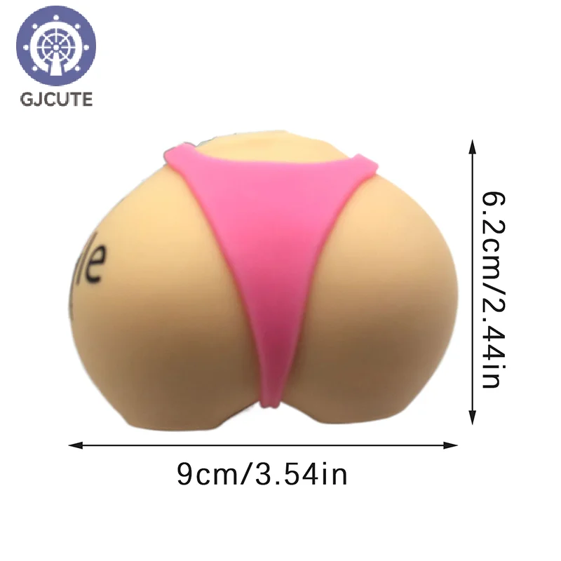 Funny Buttocks Shaped Stress Ball Squishy Relief Squeeze Balls Antistress Toys For Kids And Adults Decompression Relax Toy Jok