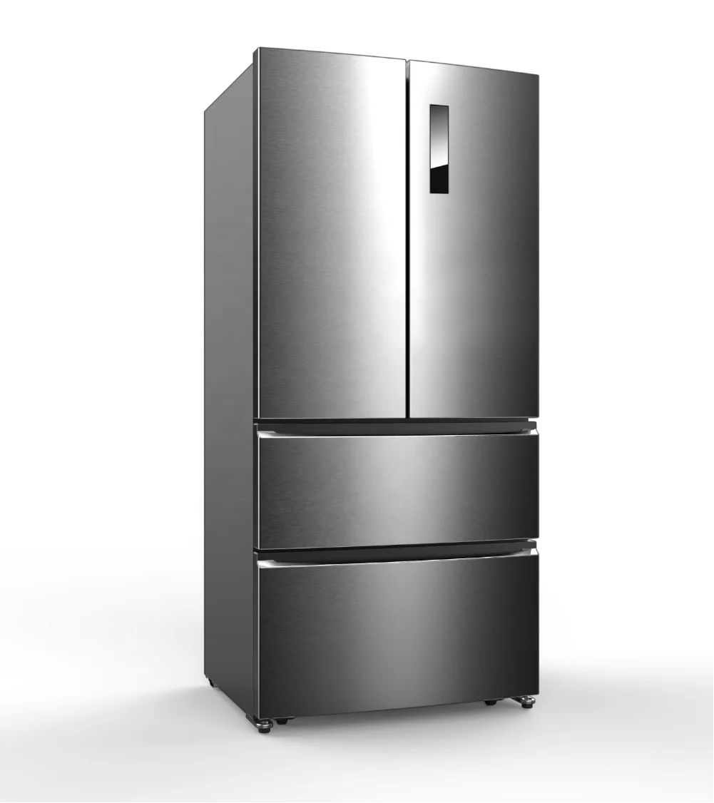 

558L Electronic Control SAA SASO Approved Frost Free Side by Side Door Auto Fridge With Water Dispenser