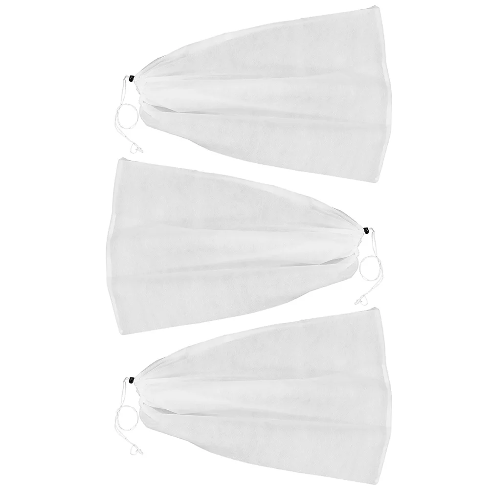 

3pcs Winter Plant Frost Protection Covers 60x80cm White Non-woven Fabric Covers Freeze Protection Frost Cloth Outdoor Plants