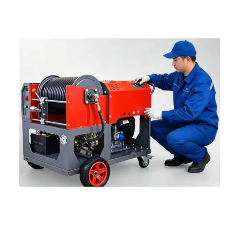 High Pressure Pipeline Dredging Machine Industrial Grade Dredging Machine High Power Pipeline Cleaning Equipment