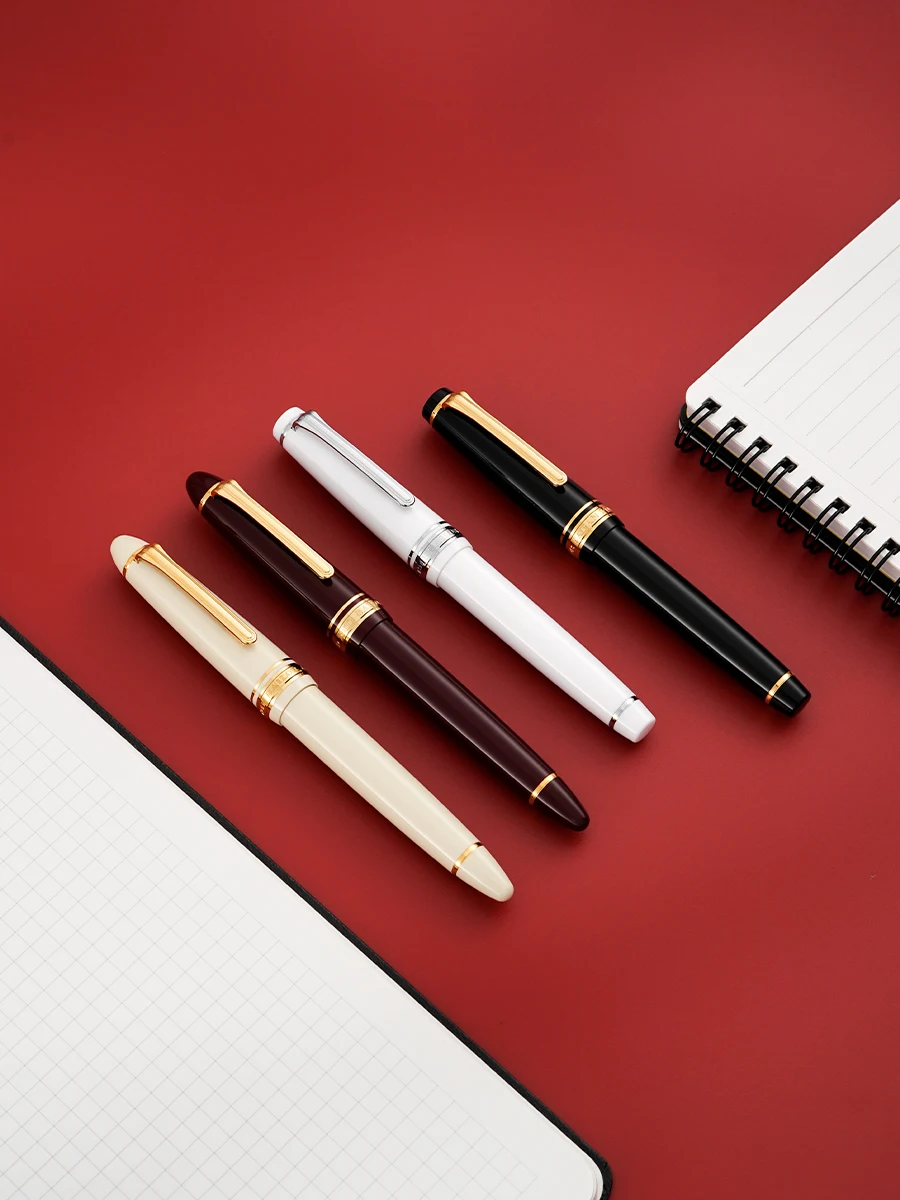 Sailor  1219 1221 1222 14K Gold Fountain Pen Profit Torpedo  Ivory White Torpedo Gold Nib 1219 1221 1222 Flat top Made in Japan