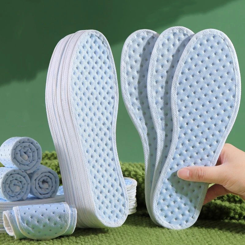 1Pair/3Pair Wormwood Deodorizing Insoles Men's and Women's Breathable Cloth Insole Canvas Shoes Comfortable Flat Shoes Pads