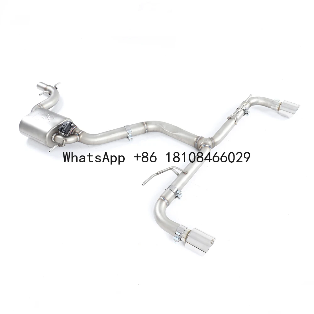 

Exhaust System Manufacturer Valve Catback Stainless Steel Golf Gti Mk6 MK5 Exhaust