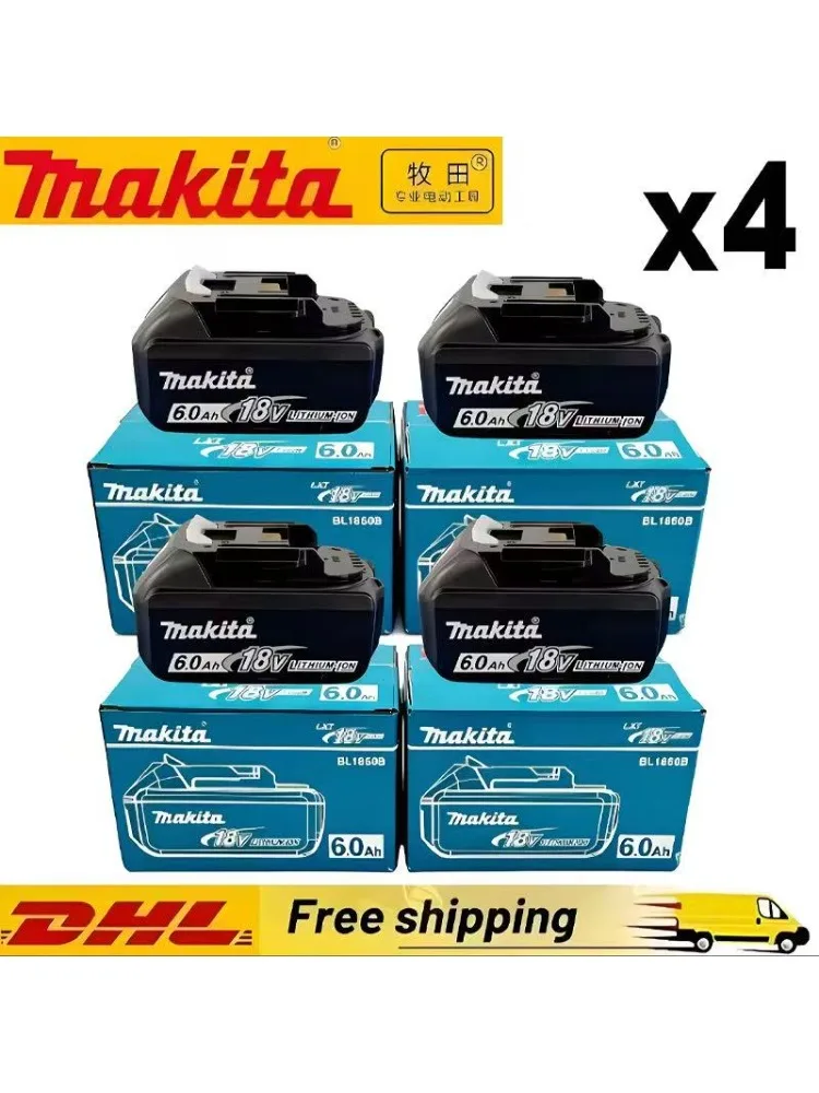 ? 100% originele 18V Makita 6.0/5.0Ah Makita batterij BL1840 BL1830B BL1850B BL1850 BL1860 BL1815 vervangende lithiumbatterij - afbeelding 2