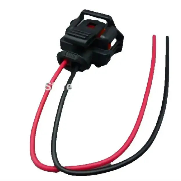 worldgolden 2Pin  waterproof 2 pin For the  diesel common rail injector pin connector  Fuel injector plug plug a metering unit