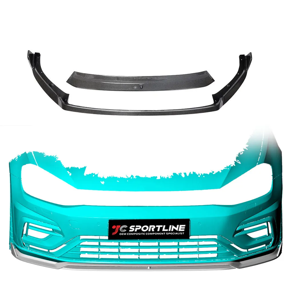 

Carbon Fiber MK7.5 R Front Lip Splitter for Volkswagen GOLF R 7.5 R-LINE 2017-2019