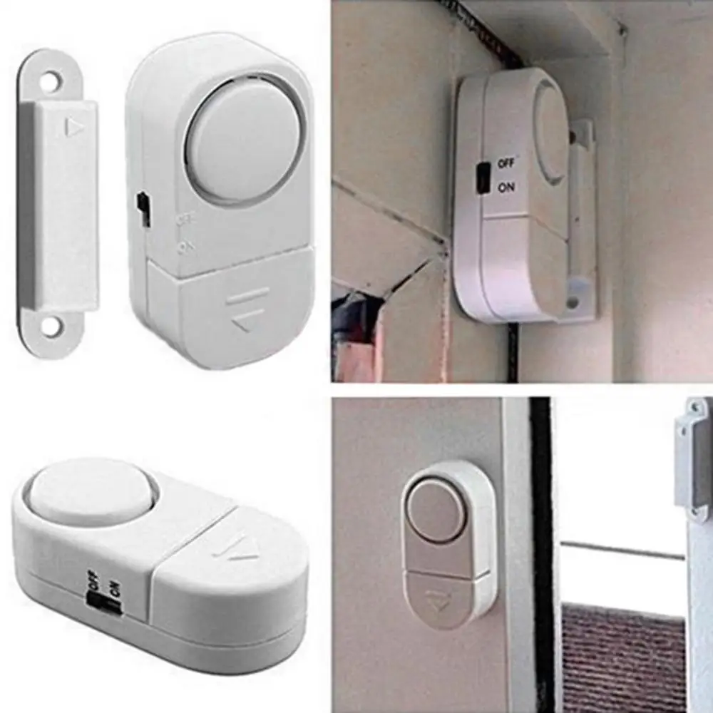 110dB Door Window Sensor Magnetic Sensor Home Security Burglar Anti-thief Alarm Wireless Door Open / Closed Detector Alarm