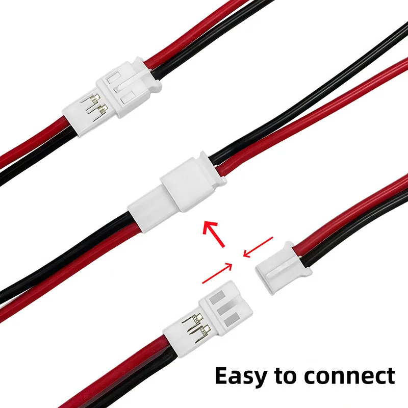 2/5/10/20Pair Micro PH2 JST PH 2.0 PH2.0 2Pin Male Female Plug Jack Connector With Wire Cables 100mm