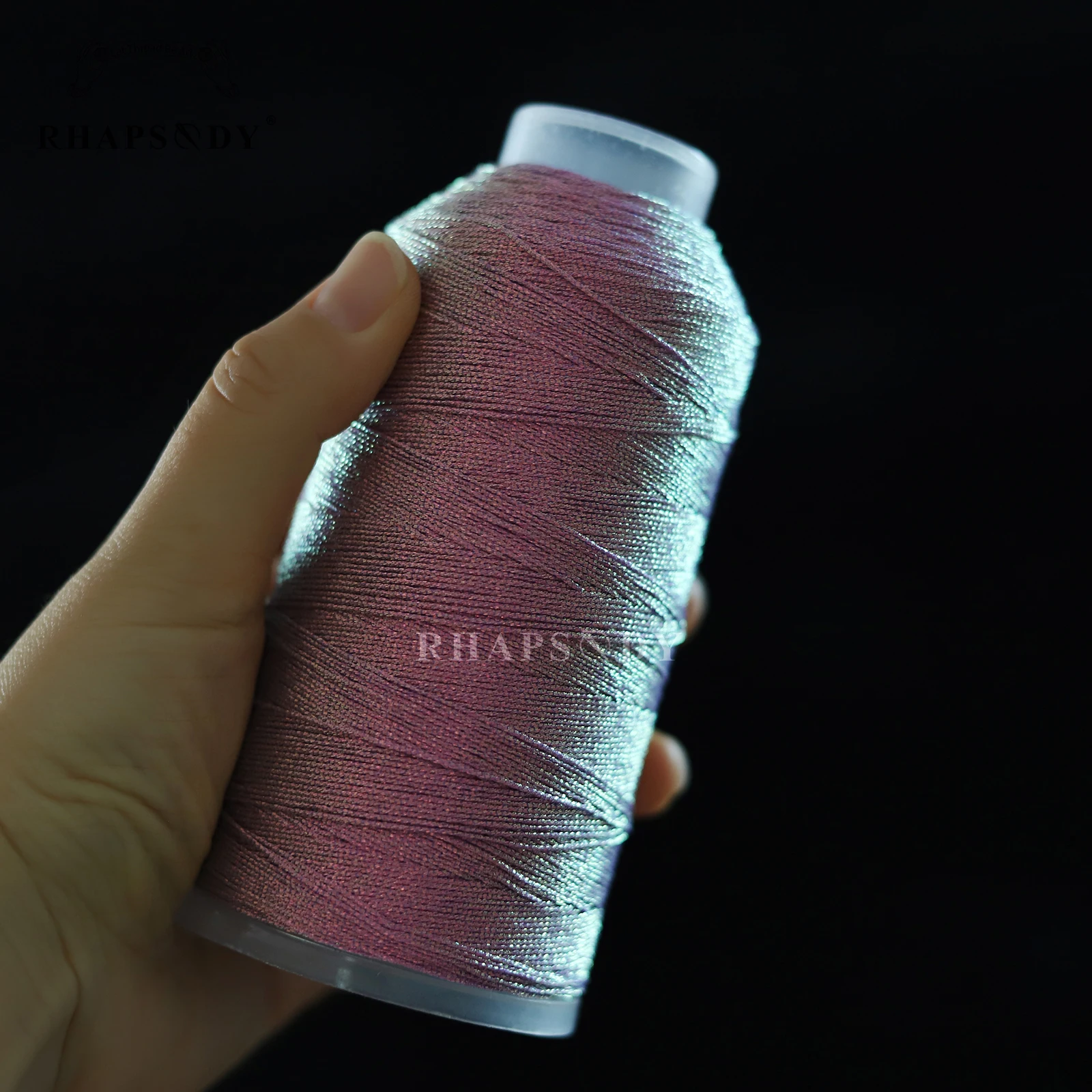Rhapsody 6 Strands Super Chameleon Rainbow Thread Metallic 150D Crochet Weaving Bracelet Sewing Tatting 23 Colors Av