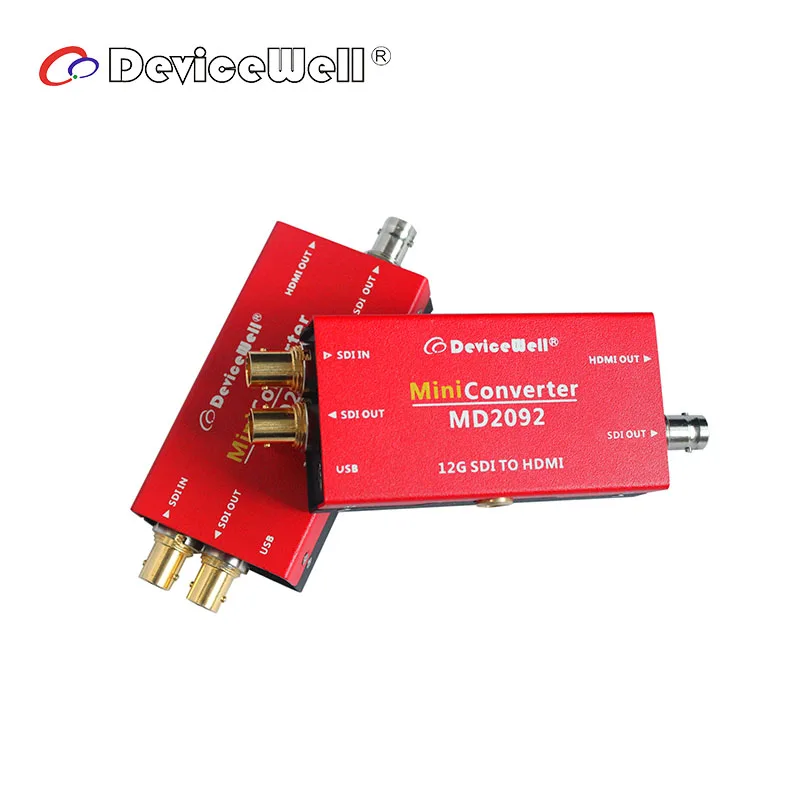 New Product 12G SDI 1080P Down Scaler Mini Aluminum Alloy Box Video Converter DeviceWell MD2092
