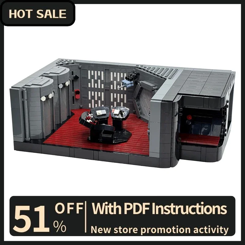 

New 2084Pcs Famous Star Battle Movie Moc Detention Diorama Model Building Custom Puzzle Space DiyCreative Idea Toy Birthday Gift