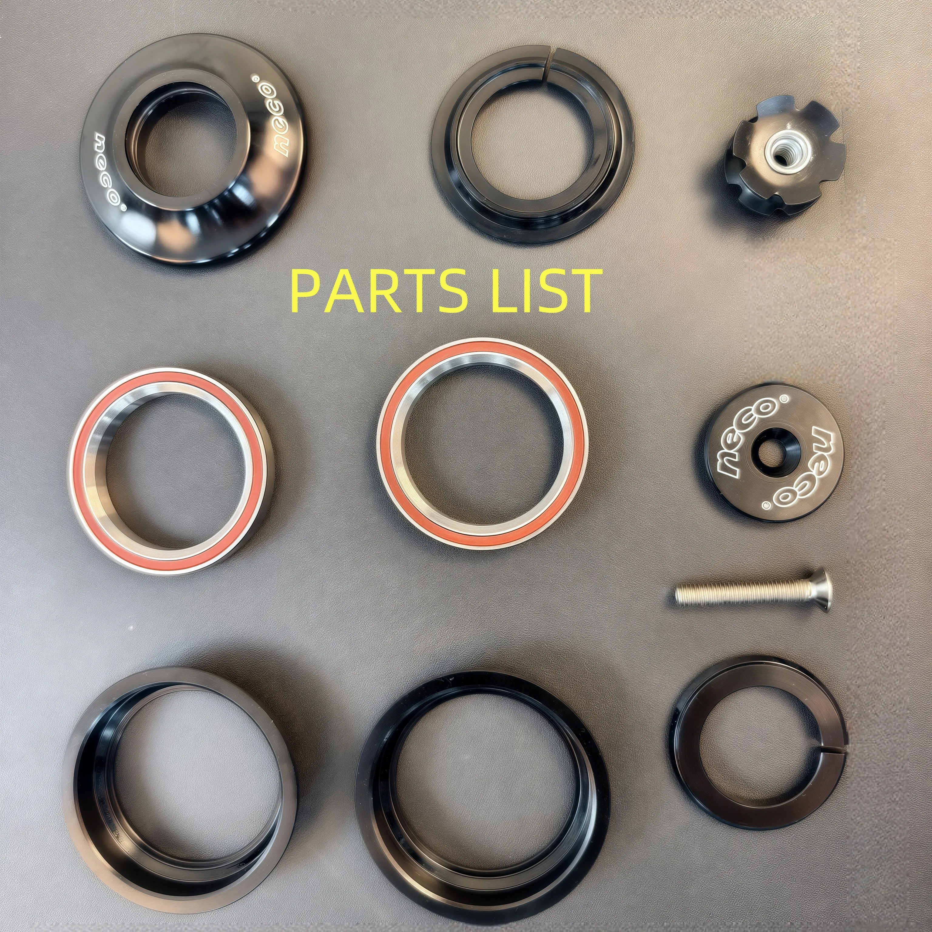 NECO H153 28.6/55/55mm Threadless Headset Large head tube, 1.5