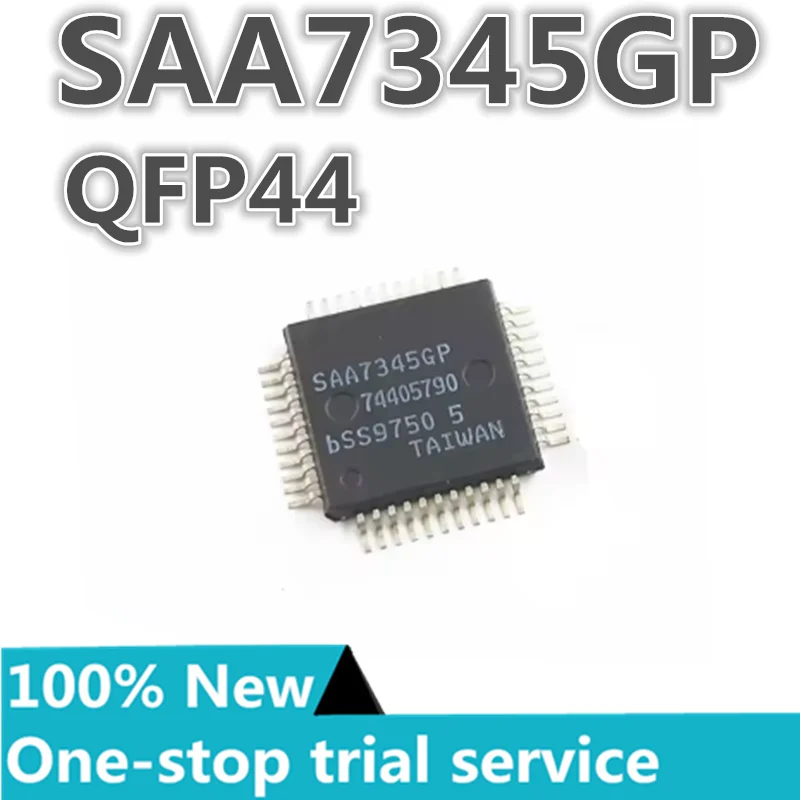 2-20pcs %New stock SAA7345GP CD digital signal processing IC chip QFP-44