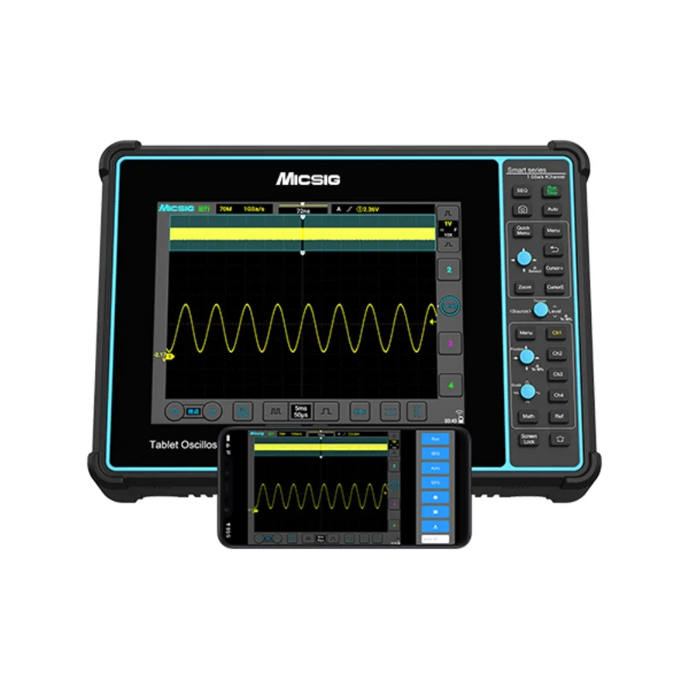 SATO2002 Automotive Diagnostic Oscilloscope 70Mpts Deep Storage Multi-Bus Decoding Charging Starting Circuit Test
