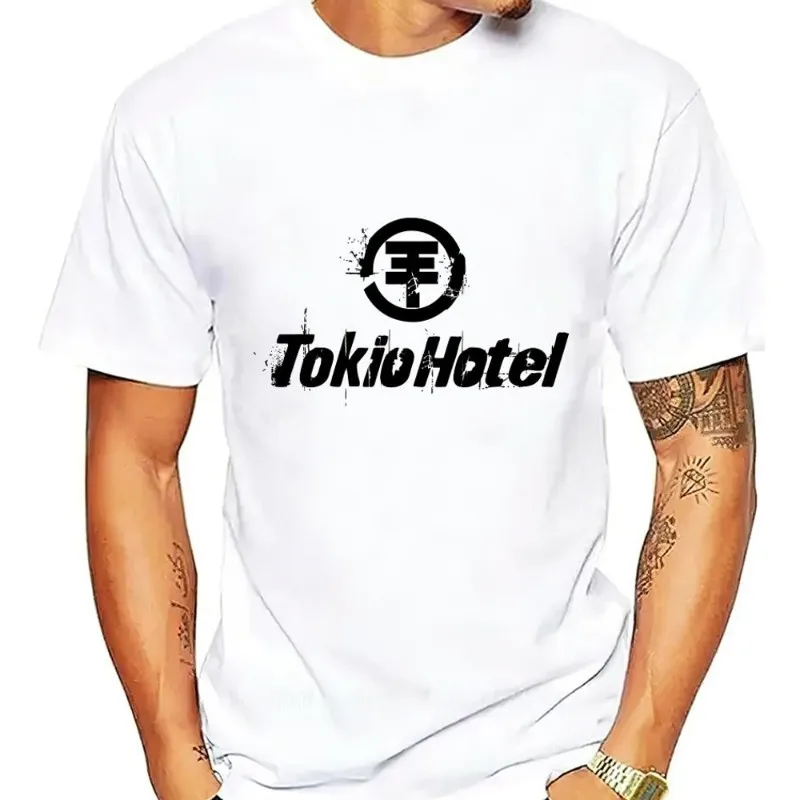 Rock Band Tokio Hotel Humanoid T Shirt Women Couple Combination Clothes Short Sleeve Collar Fashion Cotton