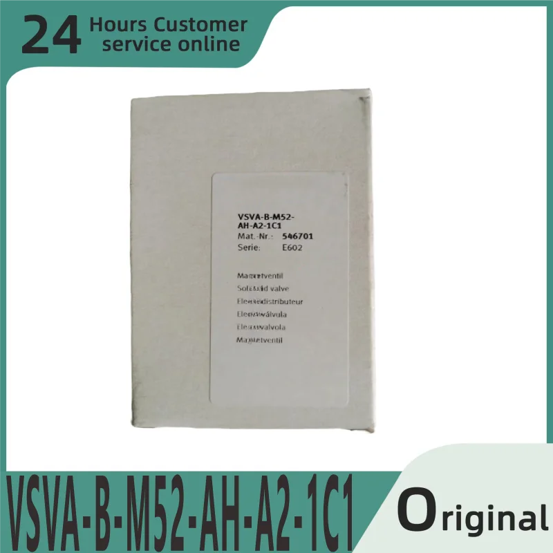 

Brand new original solenoid valve VSVA-B-M52-AH-A2-1C1 546701