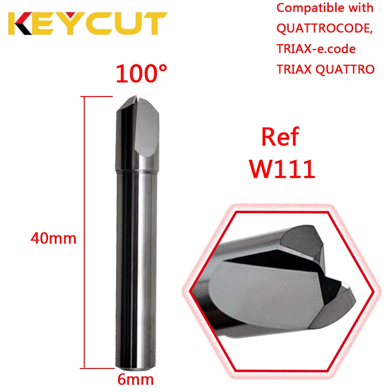 

SILCA Cutter W111 Fits SILCA TRIAX PRO TRIAX-E.CODE QUATTROCODE For Mul-T-Lock Keys Aftermarket
