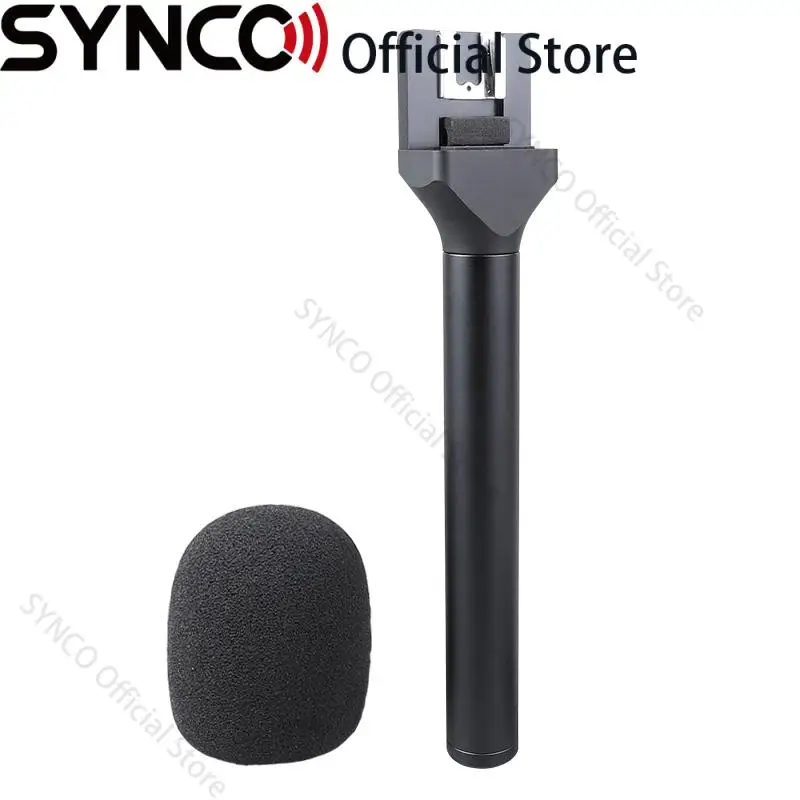 

Synco G1 G2 A1 A2 Wireless Microphone Holder Interview Handheld Transmitter Cold Shoe Handle Grip Windscreen for GODOX Mic