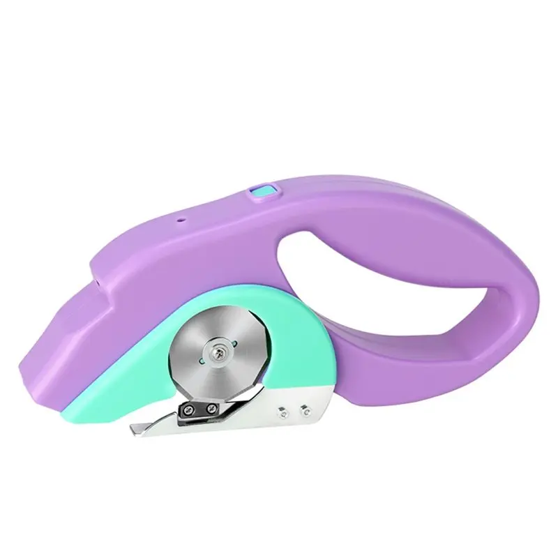 

ABKU-Многофункциональные бытовые литиевые ножницы для резки ткани, ковров и кожи, с десятигранным роликовым резаком.