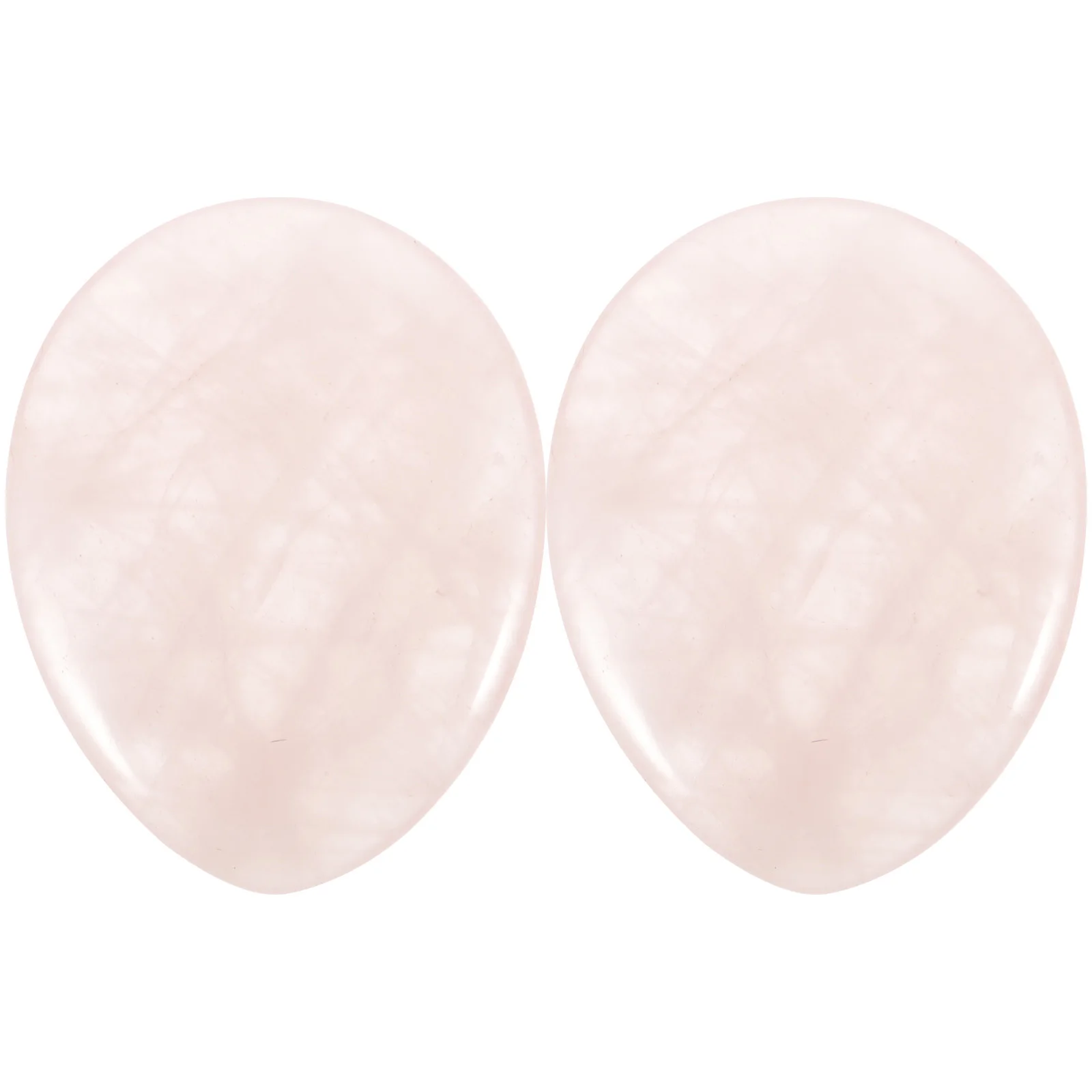 

2 шт., скребковая пластина для облегчения тревоги, массажный камень для лица, шеи, спины, портативный камень для беспокойства для освобождения давления