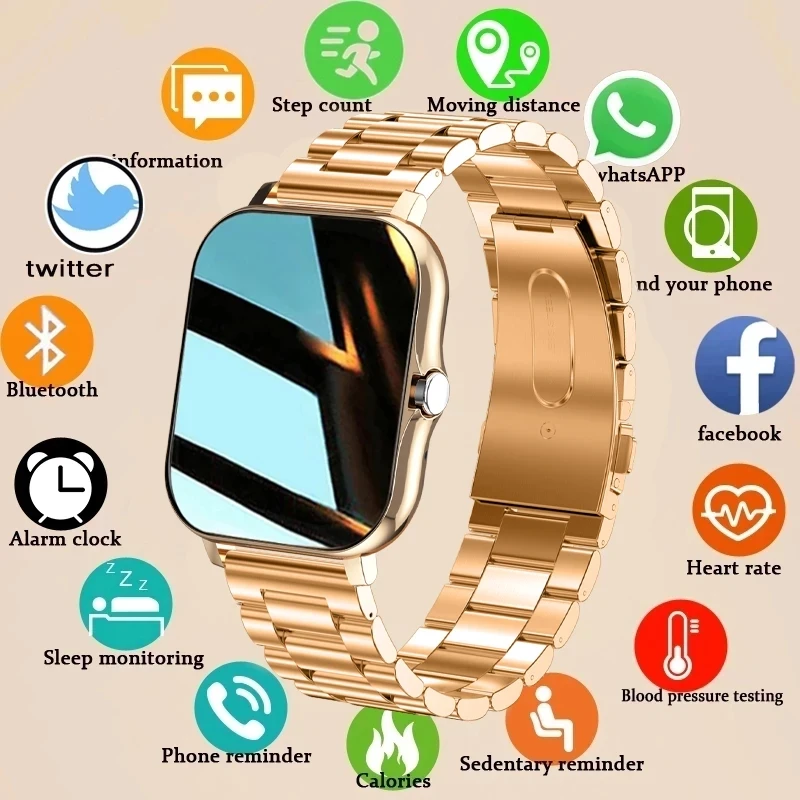 LIGE 2022 Men Smart Watch Women 1.69