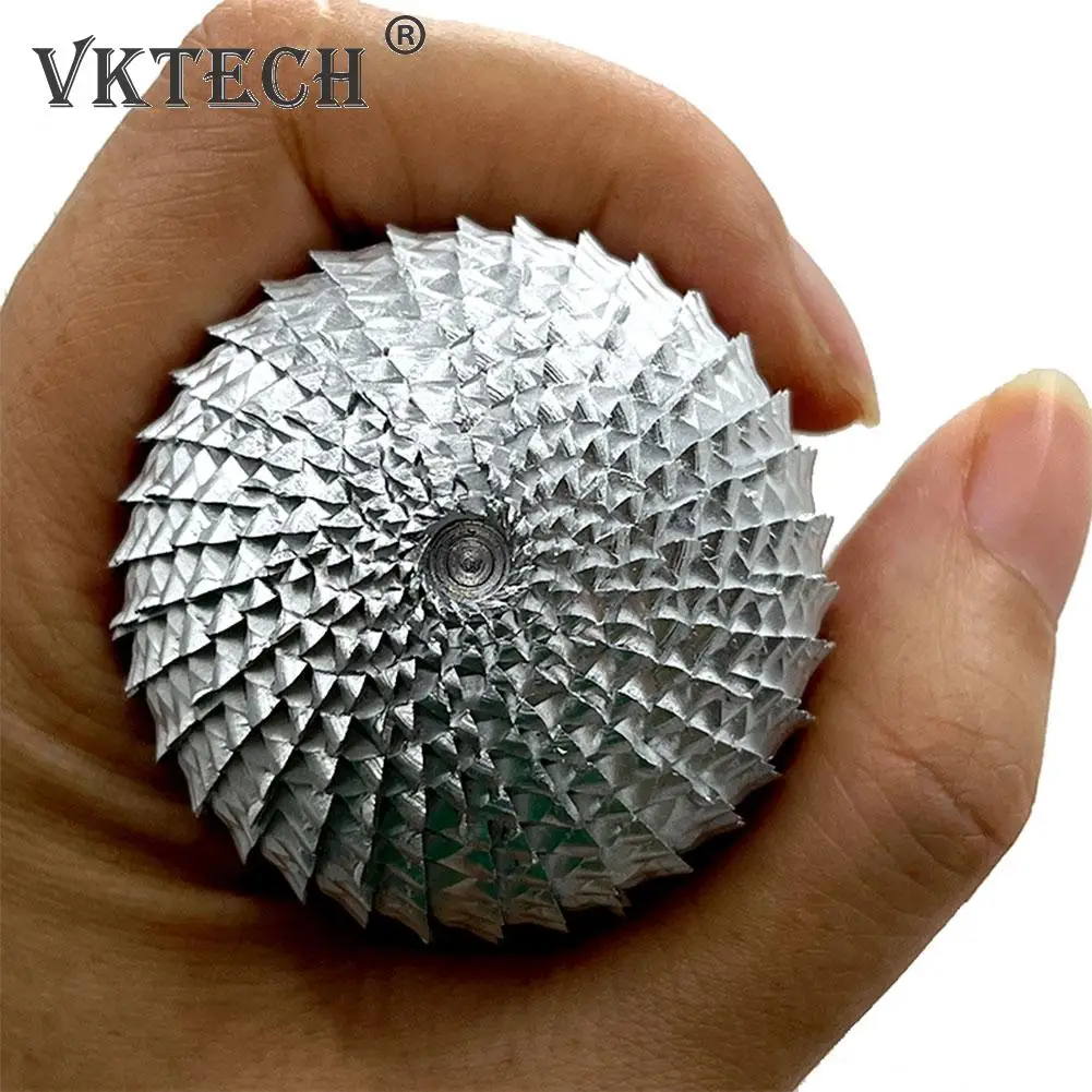 41.2mm Rotary Woodworking Attachment Carbide Burr Ball Rotary Burr Wood Carving Grinding Head Ball Gouge Grinding Head