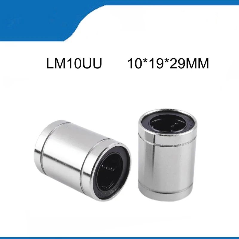 

High QualityCorrosion Resistielded Hot Sale Linear Bearing For Rod Bushing Linear Shaft Parts (5/10PCS)LM10UU10*19*29 MM