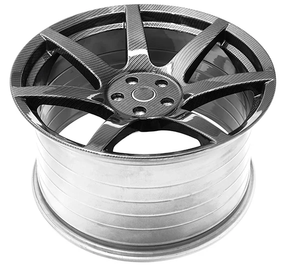 22 Inch 2-Piece Lightweight Carbon Fiber Forged Wheel Rim, 5x127 PCD Alloy Hub For Sports Car Modification