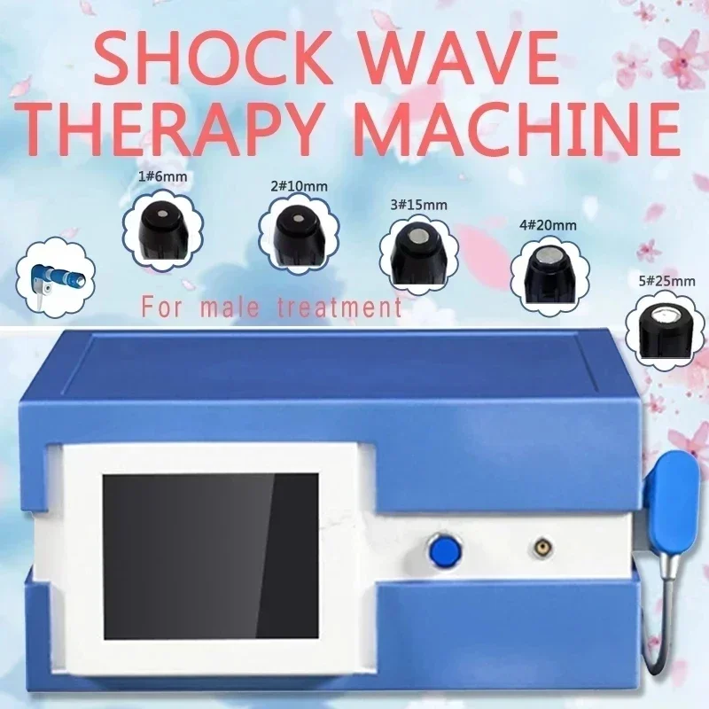 10 Bar Pneumatic Shockwave Therapy Machine Extracorporeal Physiotherapy Shock Wave ED Treatment Pain Relief Health Care Tools