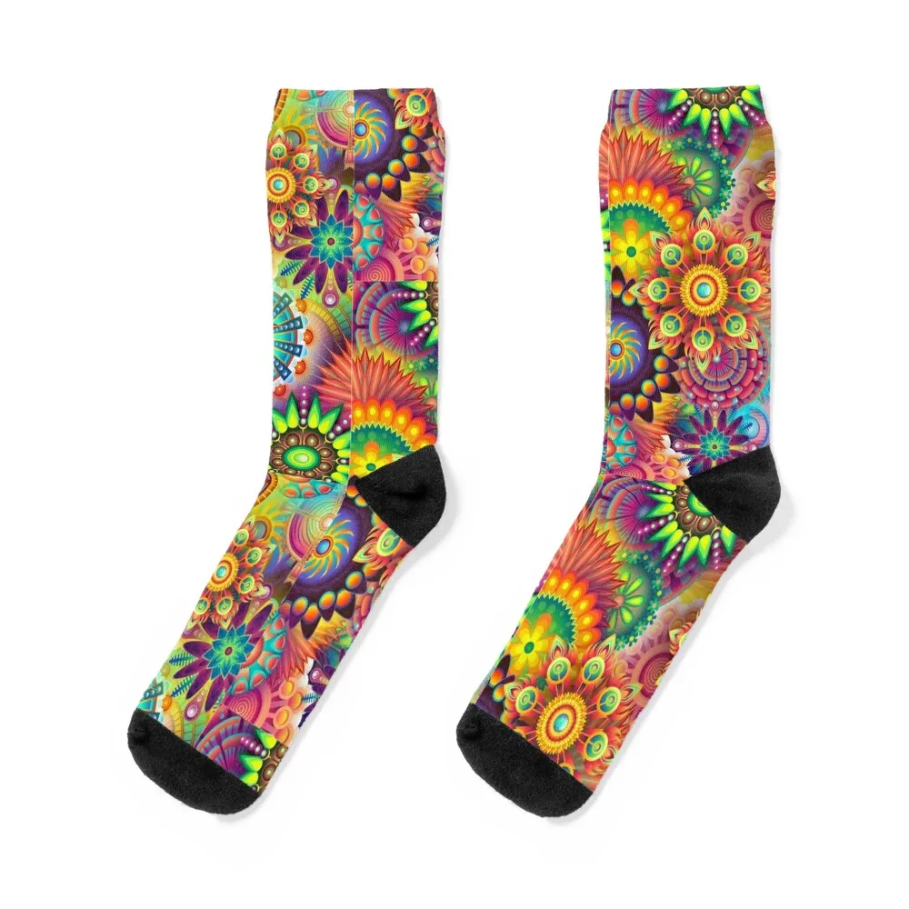 

Awesome Psychedelic ~ Socks with print Sports Socks Female Men's