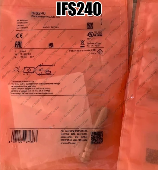1pc m12 inductive proximity switch ifs240 new tool accessories
