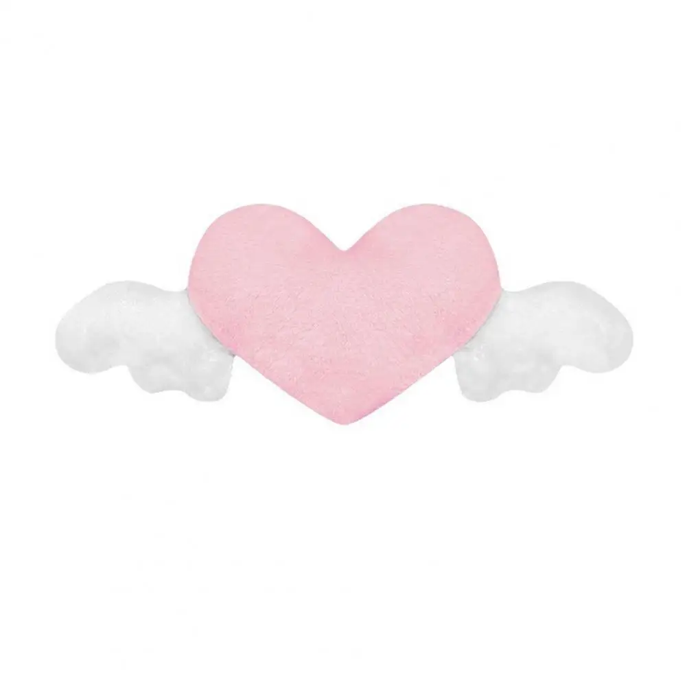 Soft Headrest Cushion Heart Shape Car Headrest Pillow for Neck Support Comfort Breathable Wear-resistant Seat Back for Car