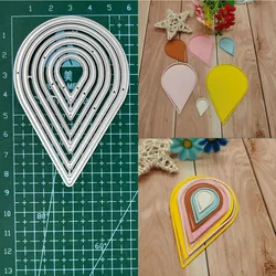 Water drop shape metal Scrapbooking Cutting Dies DIY Paper Card Making craft Album Embossing